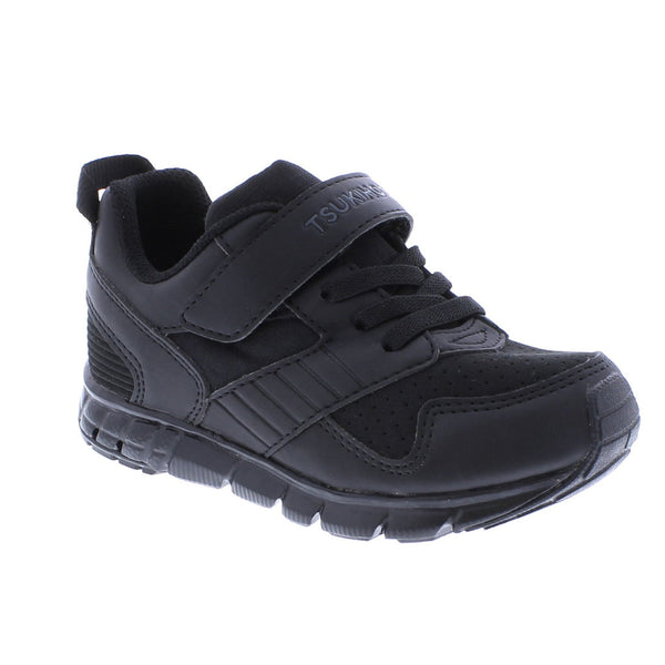 Tsukihoshi Charge Boys Velcro Sneakers – Black