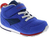 TSUKIHOSHI BOYS VELCRO RACER RUNNERS - ROYAL BLUE/RED