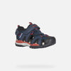 GEOX J BOREALIS B.A NAVY/RED J020RA