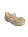 TIP TOP KIDS GLITTER BOW FLATS S151
