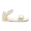 GEOX GIRLS SANDAL J.S KARLY WHITE YELLOW