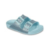 SKECHERS GIRLS BLUE SPARKLING SUMMER SANDAL