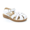 STRIDE RITE GIRLS SUMMER TIME WHITE