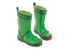 KID GREEN FROG RAINBOOT