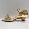 MOLE SAND GOLD METALIZE HEEL